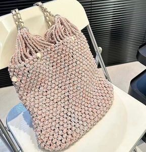 Tasarımcı Plaj Çantası Çanta Lüks Kadın Tatil Seyahat Plajı Dokuma Çanta ve Koyun Dinleri Crossbody Bag Omuz Çantası Cep Telefon Çantası Kompozit Çanta 10a