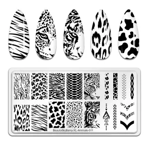 Art BeautyBigbang Animal Image Image Plating Plates Tiger Zebra Leopard Prim