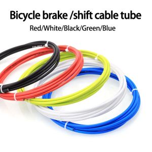 Parçalar 3m Bisiklet Fren Kablosu/Vites Kablo Mahallesi 4mm/5mm Bisiklet Fren Kabloları Tüp MTB Yol Bisikletleri Fren Değiştirme Vites değiştirici Hattı