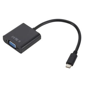 Тип C к женскому адаптеру VGA Cable USBC USB 3.1 к VGA Adapter для MacBook 12 -дюймовый Chromebook Pixel Lumia 950xl Hot Sales