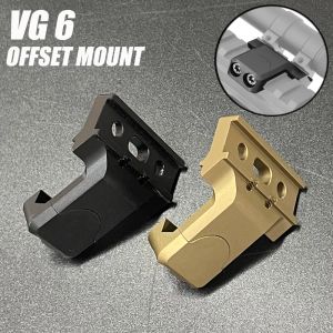 Aksesuarlar Ofset Mount VG 6 Adaptif 20mm Picatinny Rail Mount 45 DGREE Yan Ray açısı 11mm SF İzci Işıkları Av Aksesuarları