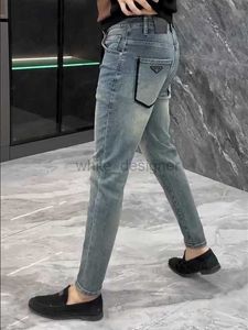 Дизайнерские джинсы для мужских весенних/лето вымытые джинсы мужчина