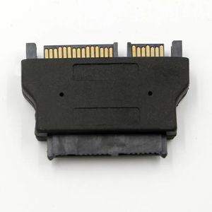 Yeni ince sata adaptörü seri ATA 7+15 22pin erkek ila ince 7+6 13pin masaüstü dizüstü bilgisayar için kadın adaptörü HDD CD-ROM sabit disk sürücüsü