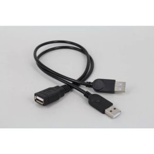 Cabo de extensão USB Male para fêmea Extensão de Cabo de Cabo do Cabo do Mouse Teclado USB Drive USB feminino para 2 USB macho para feminino Connec