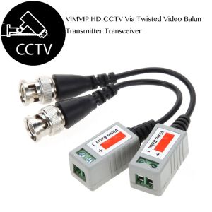 Sistem AHD/CVI/TVI Twisted Bnc CCTV Video Balun Pasif Alıcıları Utp Balun BNC CAT5 CCTV UTP Video Balun 3000ft aralığa kadar