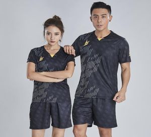 Новая бадминтон Tshirt Men039s и Women039s Спортивные рубашки быстрое и атмосферовое матч с бадминтоном Спортивная одежда T1772088