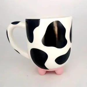 Кружки Amazon Spot Продажа керамики милая мультипликационная кружка Creative Cow Coffee Cup.