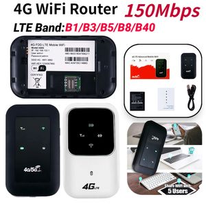 4G WiFi Yönlendirici LTE Tekrarlayıcı Sinyal Amplifikatör Ağı Genişletici Mobil Spot Kablosuz Mifi Modem SIM SIM KARTI 240424