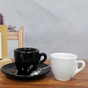 Mugs Nuova Point Classic Espresso Cup и Sauce Set Professional Compettive Coste Chinese Coffee Cufe и тарелки J240428