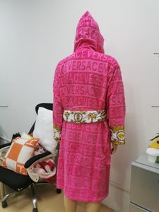 Sıradan Robes Hotel Mektupları Kapşonlu Robe Tasarımcı Banyosu Cüppeler Mektup Barok Banyatlar Kemerlerle Kadın Kadın Evde Otel Gecesi Uyku RO Q