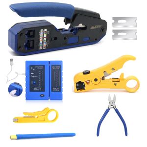 Инструменты Cat6 Cat5e Cat5 RJ45 Инструменты для обжима Pliers сетевой кабель