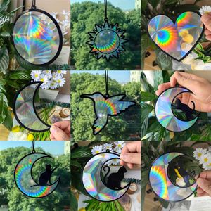 Gökkuşağı Sun Catcher Pencere için Asılı Kolye Gökkuşağı Maker Prizma Yatak Odası Ofis Dekor 240423 için Akrilik Kolye