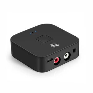 New Bluetooth 5.0 RCA Audio Receiver APTX 3,5 мм Aux Jack Music Беспроводной адаптер Bluetooth с NFC для динамиков Car TV для RCA