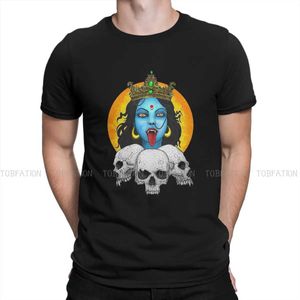 Мужские футболки k индуистская богиня круглый воротник футболка Шива Индийский Бог Индийский лингам полиэстер Оригинальная футболка мужская одежда Индивидуальная T240425