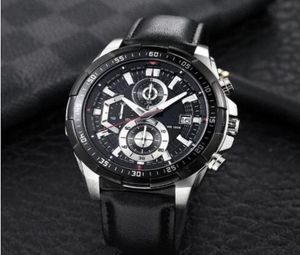 Classic Mody Quality Men Moda Watches Designer Stainless Steel Quartz Wristwatch EFR539 Movimento 120 Pendulum function1216767