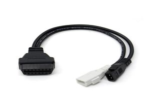 ATS VAG Cable для 2p+2p 2x2 до 16pin obdii разъем OBDII для VW для Skoda 2x2 OBD1 до диагностического кабеля OBD27258154