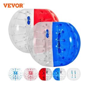 VEVOR 2 упаковка 1,5 метра Бампер пузырьковые футбольные шарики синий красный для детей взрослые тела Zorb Ball Dia 5ft 240415