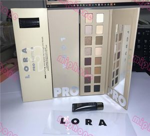 Real S Lora Pro 3 Палитра 16 Цвета Shimmer Matte Eye Palette Mini за кулисами глазного праймера DHL 6397241