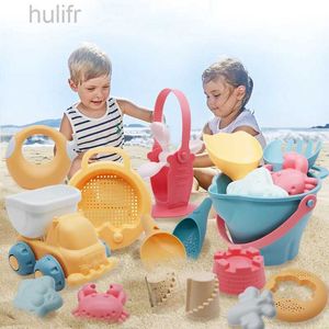 Песчаная игра в воду Fun Children Beach Toys Baby Beach Game Toys Toys Set Set Set Toy Toy For Beach Play Sand Water Sand Tool с Shovel D240429