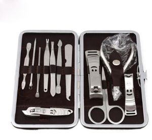 12 PCSSet Nail Art Tools Manicure Set Nails Ножницы для ножников.