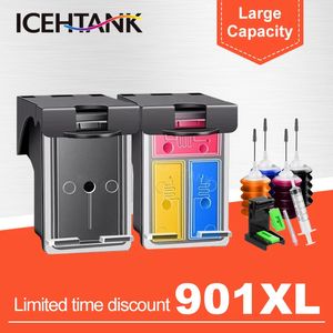 Icehtank Re-производитель замена картриджа 901XL для HP 901 Ink Cartridge Officejet 4500 J4500 J4540 J4550 J4580 J4640 4680 240420