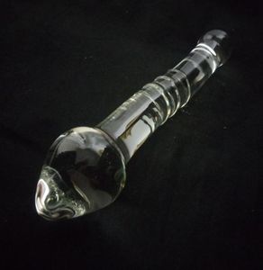 G Spot Glass Dings Dongs Vaginal Anal Dildos Retcher Extreme Long Dualheaded Artificial Penis Мастурбаторские секс -игрушки для леди JD02643838