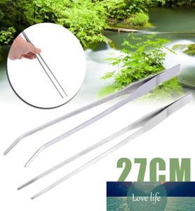 27 cm de aquário tanque vivo tanque reto Curve Planta pinça de pinça longa pinça de aço inoxidável tanque de peixe tanque de limpeza Tool6510801