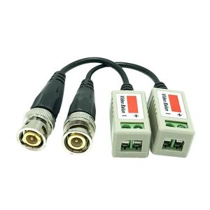 Yeni 2pcs (1 çift) AHD/CVI/TVI bükülmüş bnc CCTV video balun pasif alıcı -vericiler utp balun bnc ccctv utp video balun için AHD/CVI/tvi alıcı -vericileri