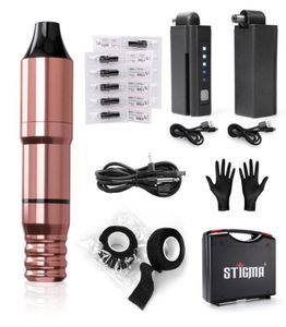 Black Friday Stigma Professional Tattoo Kit Rotary Tattoo Machine Pen agulha Cartucho DC 55 Interface em1255961522