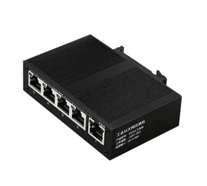 Anahtarlar 5 bağlantı noktası 10/100Mbps Hızlı Anahtar RJ45 Metal Kabuk Yönetilmeyen Ethernet Ağ Splitter