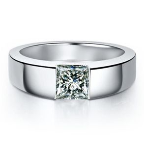 1CT Princess Cut Diamond Mined for Man Engagement