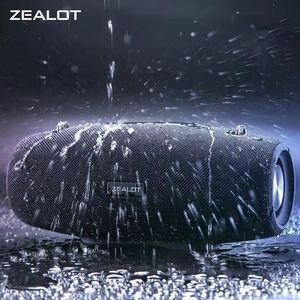 Zealot S67 Kablosuz Hoparlör Strapoutoutoorwater Porsorable Hoparlör Loud Stro ve Patlamalı Bass40H 240415