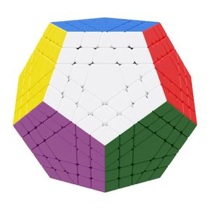 Shengshou Gigaminx Cube Sticker 5x5 Dodecahedron Puzzle Speed ​​Скорость 12 -летняя Megaminx Magico Cube Cube Toy Gift 240428