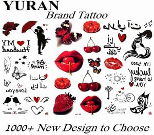 Nxy Tempory Tattoo Cherry Sexy Lips Stйкера для женщин Дети Дети Дети.