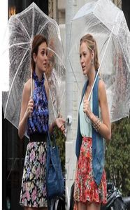 20pcs net şeffaf kabarcık derin kubbe yağmur şemsiyesi gossip kız rüzgar direnci mantar şemsiyesi şekli düğün partisi dekor5678909