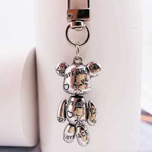 Клавианые кормеры Metal Metal Robot Robot Bear Bear Key Chain Mobile Phone Trinket Airpods КЛАЙКАНСКИЙ КЛЕЧЕЙ СУЧЕНИЯ СУМКА КАРМА