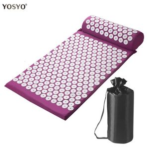 Массажные подушки для йоги с большими точками точек для лучшего массажа для массажа шеи и ног.