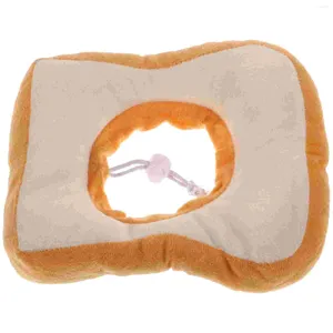 Köpek giyim yakası anti yalama ısırığı evcil hayvanları kedi tost tasarımı koruyucu pamuk ekmek şekli iyileşmesi