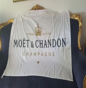 Moet Chandon Şampanya Bayrağı 3x5ft 150x90cm Polyester Baskı Fanı Pirinç Gromları ile Satış Bayrağı Asma 1263885