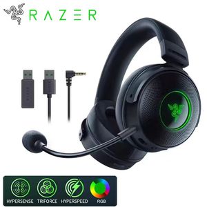 Razer Kraken V3 Pro USB Kulaklıklar E-Sporlar Mikrofonlu Oyun Kulaklığı 7.1 Surround Sound RGB Aydınlatma PC PS4 Gürültü İptal Etme Kulaklıkları