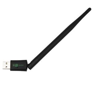 Yeni RT5370 USB 2.0 150Mbps WiFi Anten MTK7601 Kablosuz Ağ Kartı 802.11b/g/n Dönebilir anten DropshippingUSB WiFi ile LAN Adaptörü