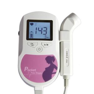 Contec Fetal Doppler 3MHz Prob Kalp Beat Monitör Arka Işığı LCD 240429