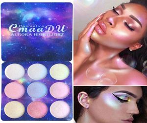 Cmaadu 9 Colors Teads Teads Nice Palettes Highlight Gace Gace Makeup Tyeshenwave Lawing Cover Cover Contour Eye Cosmetic Palette Shadow 66531839