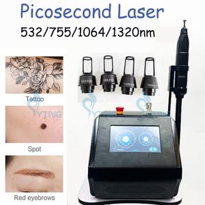 4 Dicas Picossegundo Tatuagem Remoção a laser Máquina Sun Pontos de pigmentação Tratamento de carbono Cuidado Cuidado Facial Tratamento