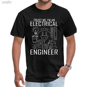 Мужская футболка инженера-инженера-футболка Funning Engineering Satribal Patter Fit Fit Fit Print