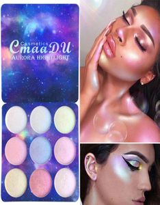 Cmaadu 9 Colors Tyesedow Nice Palettes Highlight Gace Gace Makeup Tears Tearten Cover Cover Contour Eye Cosmetic Palette Shadow 65460640