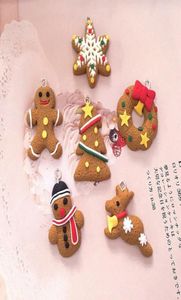 Noel Takılar Sergilalar Düz Polimer Kil Cabochon için DIY Kolye Küpe Keyasyon Takı Yapımı Aksesuarlar9799987