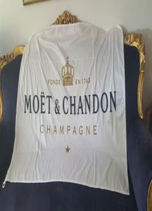 Moet Chandon Şampanya Bayrağı 3x5ft 150x90cm Polyester Baskı Fanı Pirinç Gromları ile Satış Bayrağı Asma 9775784