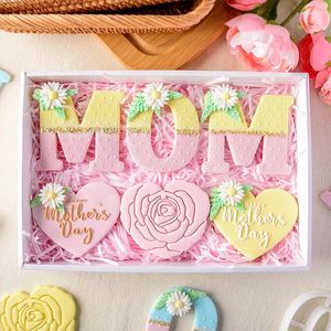 Pişirme Aletleri Anne Doğum Günü Kurabiye Kabartmacısı Kalıp Dantel Dot Doku Fondan Damgası Mutlu Günler Buzlanma Pastası Hediye için Dekorasyon