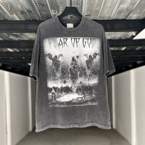 Erkek Tişörtleri Moda Luxurys Off Giyim Gömlekleri Gevşek Üstler Sıradan Sokak Graffiti Gömlek Sweatshirt Tişört T-Shirts S-XL